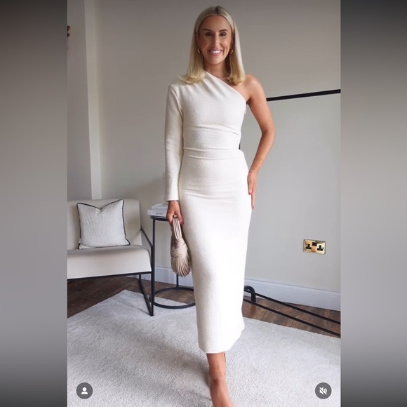 Zara Dresses & Skirts - ZARA TEXTURED ASYMMETRIC DRESS